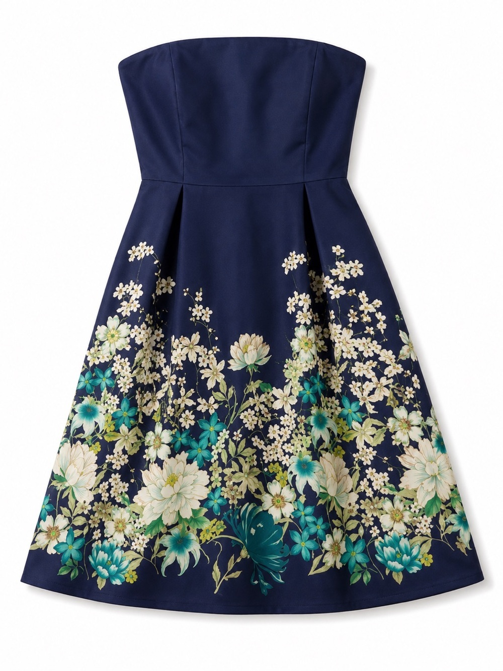 Old navy blue & floral staples dress